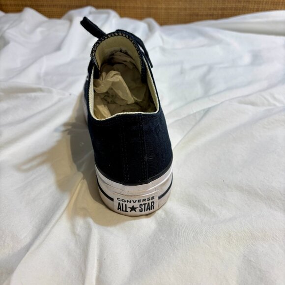 Converse Chuck Taylor® All Star® Platform Sneaker (Women) in Black - Picture 7 of 8